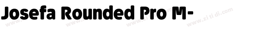 Josefa Rounded Pro M字体转换